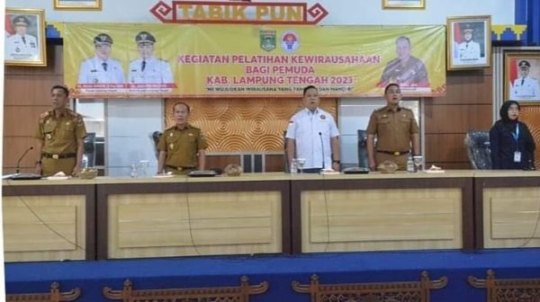 Staf Ahli Bupati Lamteng Zulfikar Irwan Hadiri Kegiatan Pelatihan Kewirausahaan Pemuda 2023