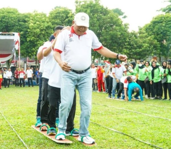 Pemkab Muba Sambut HUT RI ke-78 dengan Lomba Permainan Tradisional 