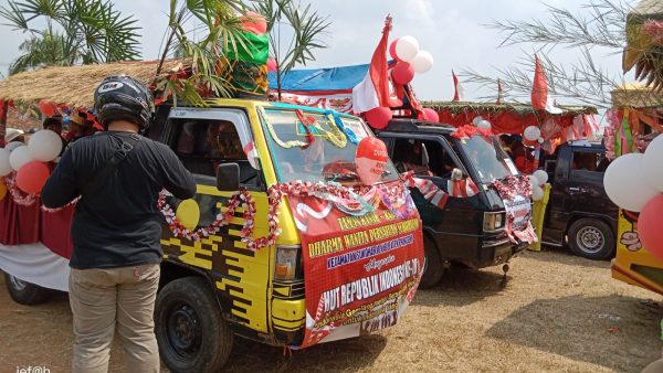 Ribuan Anak PAUD Meriahkan Pawai Karnaval HUT Ke-78 RI di Sukoharjo