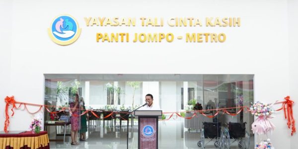 Resmikan Panti Jompo Tali Cinta Kasih, Gubernur Arinal Ajak Tingkatkan Kebahagiaan Lansia