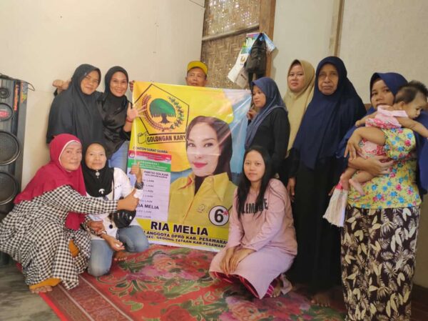 Caleg Ria Melia Berikan Dampak Positif pada Masyarakat Desa Negri Sakti Pesawaran