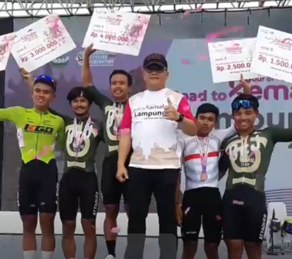Tour of Road to Kemala Lampung Criterium Berakhir, Ini Daftar Juaranya