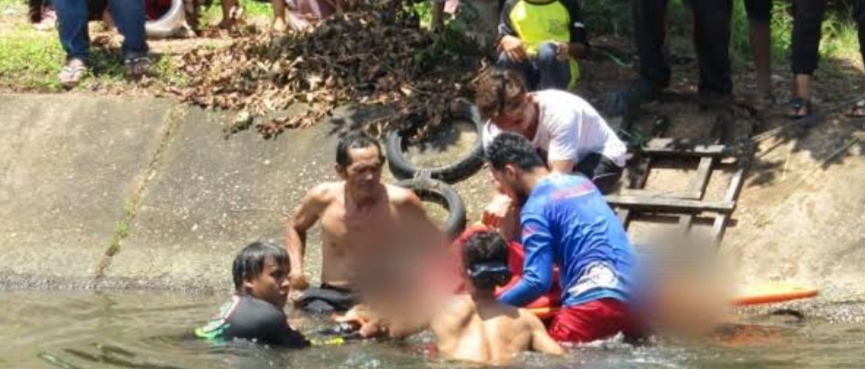 Tiga Pelajar SMA Trimurjo Tenggelam di Ledeng BD 10, Satu Tewas dua Dirawat