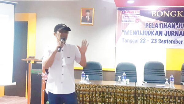 Jadi Narsum Pelatihan Jurnalistik Bongkar Post, Ilwadi Perkasa Ingatkan Pentingnya Membangun Jejaring Media