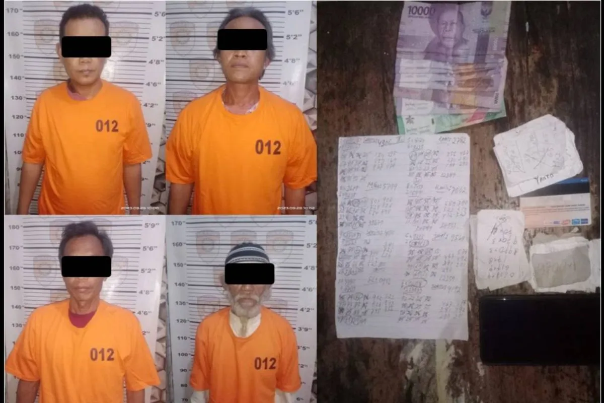 Kelurahan Tejoagung Metro Timur Marak Judi Togel Online, Ini Buktinya