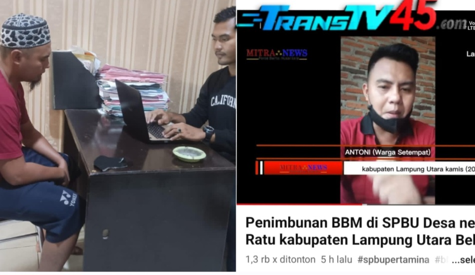 Pemuda Yang Viralkan SPBU Ngecor BBM di Sungkai Utara itu Ternyata Buron Perampokan?