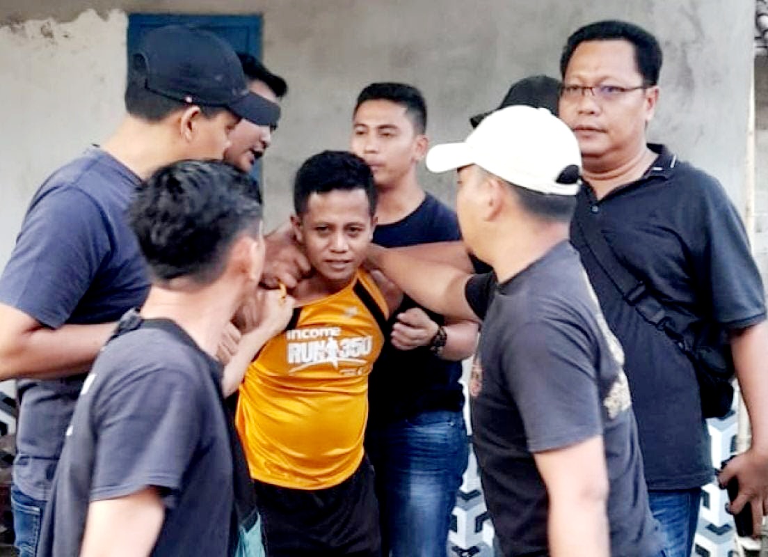 Paleng, Bos Bakso Habisi Istrinya Jasad Dibuang Dua Anaknya Terlibat, Pelaku di Tangkap di Lampung Timur