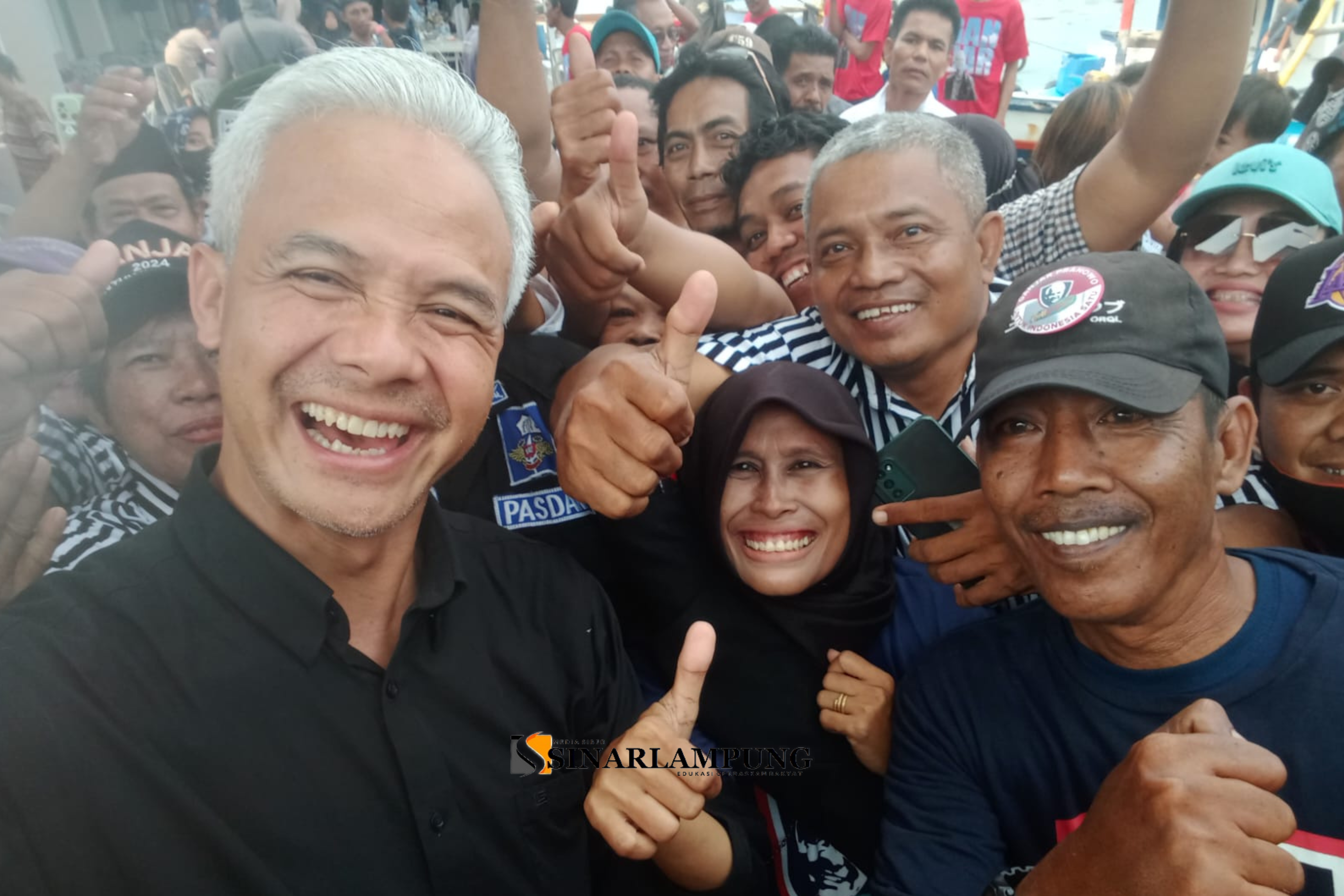 Kunjungi Lampung, Relawan Optimis Ganjar Pranowo Raih 60% Suara