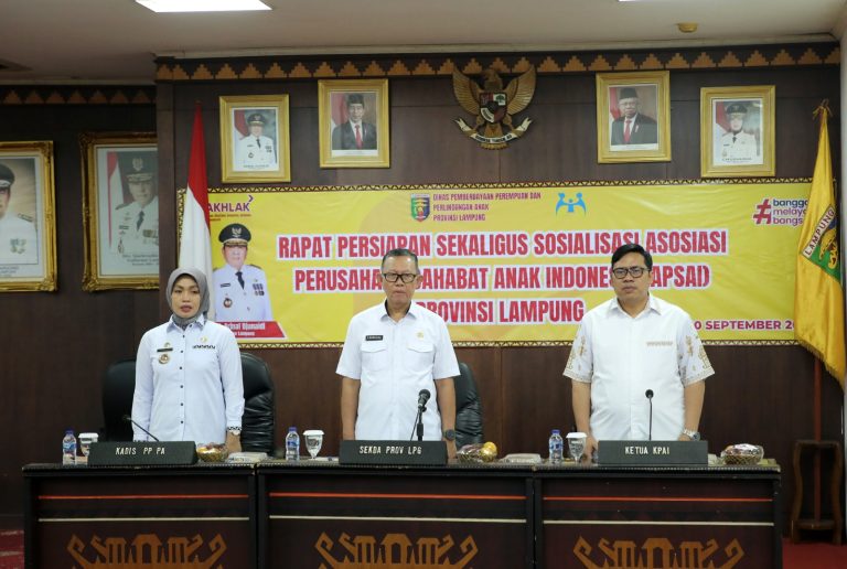 Gubernur Lampung Mengajak Perusahaan Kampanyekan Hak Anak