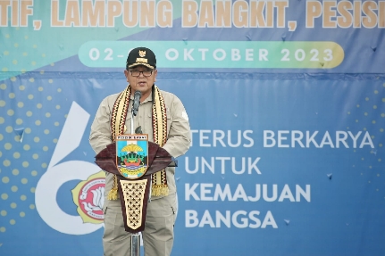 Gubernur Lampung Buka Acara Bulan Bakti Karang Taruna Tingkat Provinsi