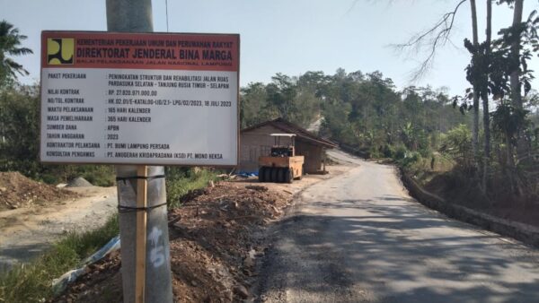 Proyek Drainase dan Rehab Jalan Rp27 Miliar di Pekon Selapan Pringsewu Diduga Dikorupsi 