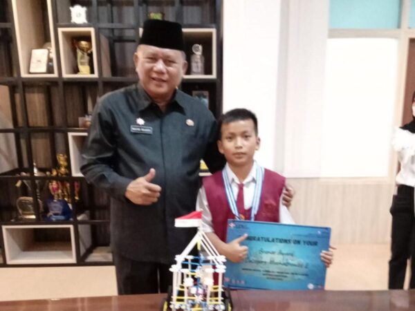Novan Alfaridzi Siswa SDN 2 Kayuara Wakili RI Ikuti Kompetisi IMSCC 2023 di Korsel Ini Pesan Pj Sekda Muba