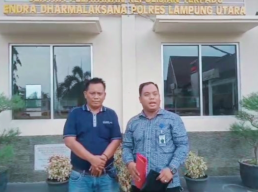 Kadis Perikanan Dilaporkan Ke Polres Lampung Utara, Keluarga Akan Lapor Balik?