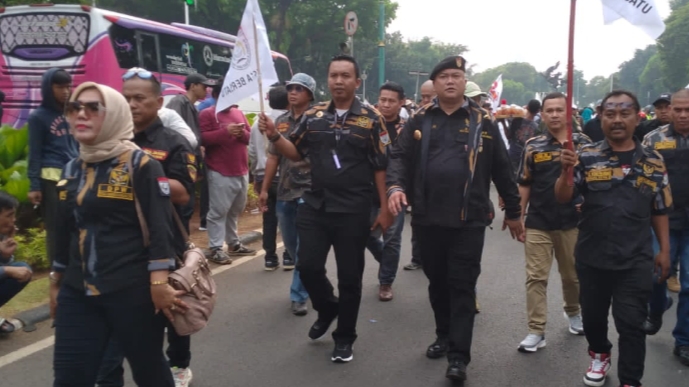 PEKAT-IB Lampung Dukungan dan Kawal PRABOWO-GIBRAN Daftar ke KPU RI