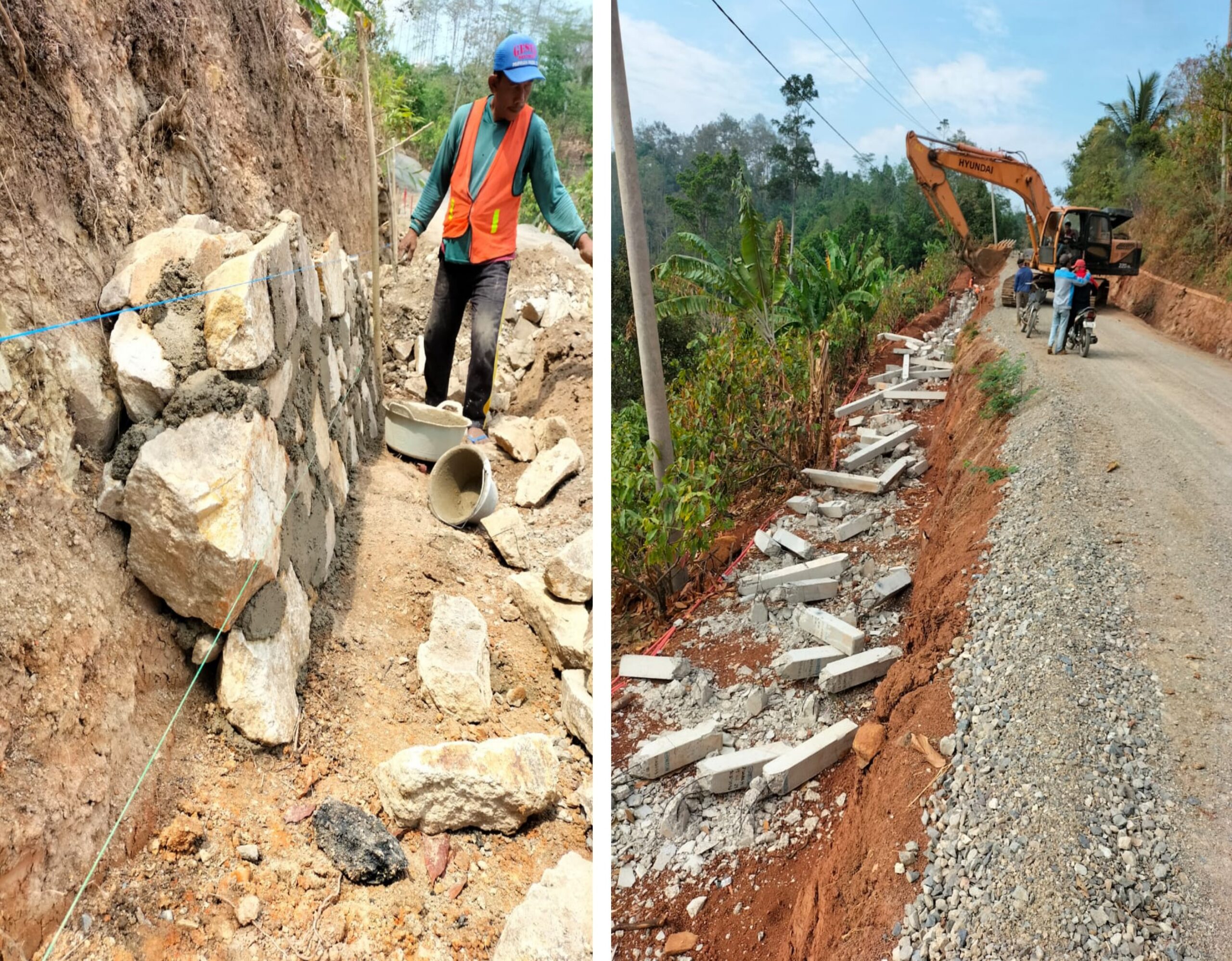 Pengerjaan Rehab Jalan Rp27 Miliar Pekon Selapan Makin Parah, Diduga Ada “Bisik-bisik” Pemborong dan Konsultan?