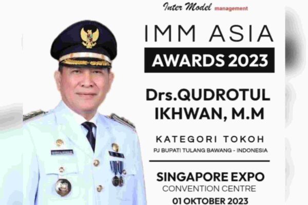 Qudrotul Ikhwan Raih Penghargaan The Best Leader Public Service di IMM Asia Awards 2023