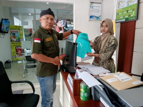 Pematank Laporkan Dugaan Korupsi Empat Proyek Rp15,5 Miliar di BPBD Lampung Barat ke Kejati