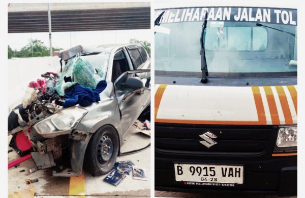 Mobil Operasional PT HaKaaston Parkir Dibahu Jalan Picu Kecelakaan Tol Bakter, Satu Tewas Tiga Dirawat