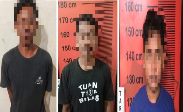 Tiga Pelaku Pengeroyokan di Pasir Sakti Ditangkap