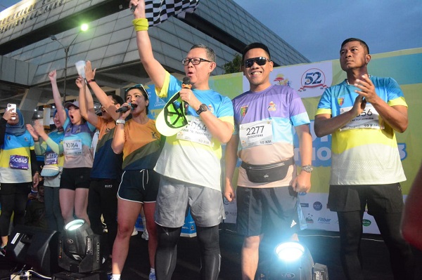 Inilah Kutipan Paling Manis dan Bersayap yang Disampaikan Sekdaprov di Lampung Half Marathon