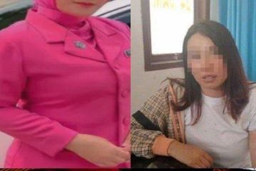 Empat Bhayangkari Gebukin Wartawati Cantik Yang Lagi Pesan Makan di Warung Suaminya