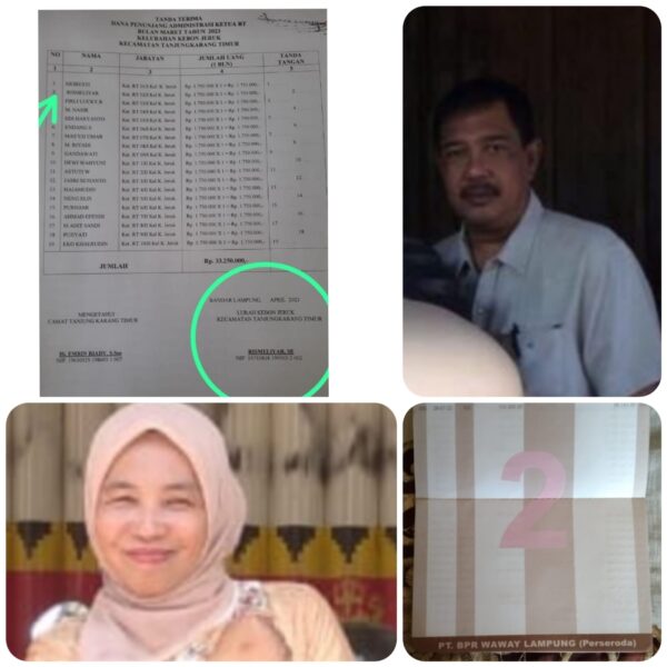 Oknum Bu Lurah Kebon Jeruk Ambil Alih Jabatan RT Yang Mundur dan Sikat Insentifnya Enam Bulan?