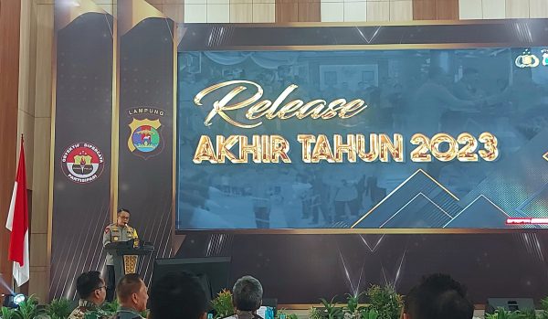 Eksposes Akhir Tahun 2023 Polda Lampung Selamatkan Rp451,7 Miliar Uang Negara