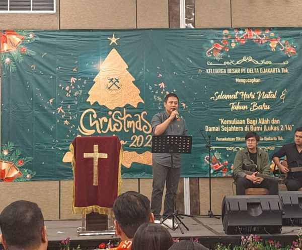 Persekutuan Ouikumene PT Delta Djakarta Rayakan Natal di Hotel Aston