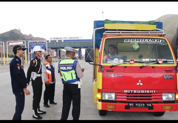 Ansipasi Kecelakaan Jelang Libur Nataru PT Bakauheni Terbanggi Besar Toll Gelar Operasi Odol