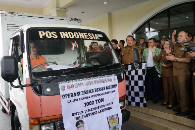 Gubernur Arinal Djunaidi Luncurkan Beras Medium Berjaya