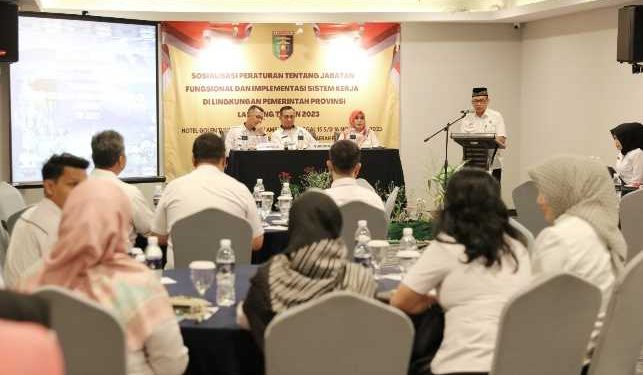 Pemprov Lampung Sosialisasikan Peraturan Jabatan Fungsional dan Implementasi Sistem Kerja di Era Digital