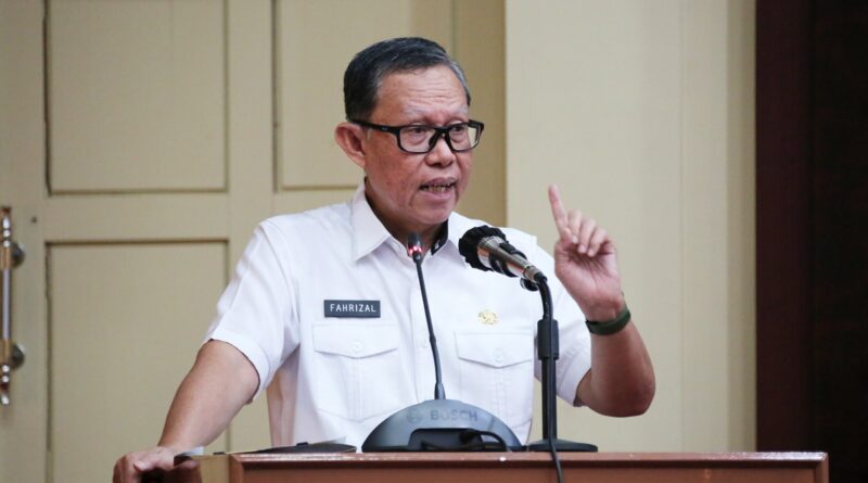 Sekdaprov Fahrizal Buka Seminar Netralitas dan Profesionalisme ASN Menghadapi Pemilu 2024