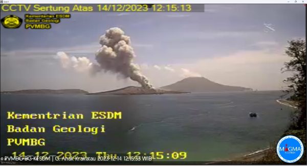 Hingga Siang Ini Anak Krakatau 3 Kali Erupsi, Terparah Pagi Tadi