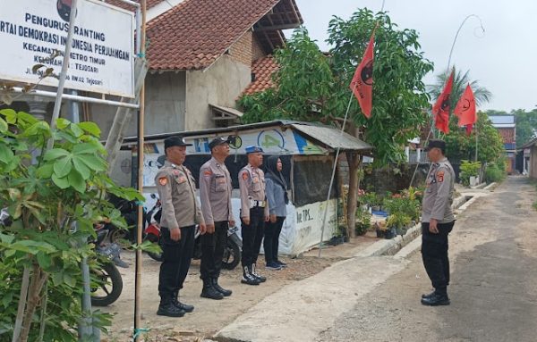 Polisi Awasi Kampanye Ganjar-Mahfud di Kota Metro