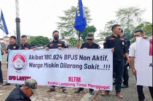 KLTM Desak KPK Tangkap Bupati Lampung Timur, Empat Kali Demo Dicuekin Pemda
