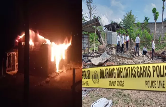 Lapor Pak Kapolri, Geng Perjudian Teror Wartawan di Belu Satu Rumah Jurnalis Dibakar