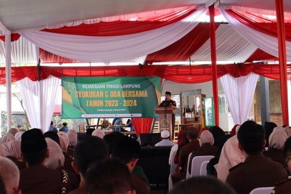 Kejati Lampung Awali Kerja 2024 dengan Ceramah Agama dan Peresmian Kantin Baru