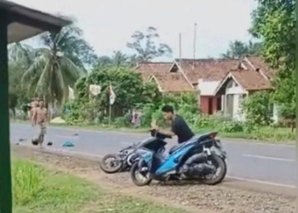 Pencuri Aerox Alami Laka Saat Dikejar Korbannya