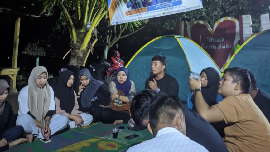 Pengurus Cabang Pergerakan Mahasiswa Islam Indonesia Tanggamus Gelar Malam Keakraban 