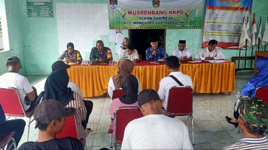 Musrenbang RKPD Tahun Anggaran 2025 Pekon Dadirejo Prioritaskan Pembanguan Jalan dan Drainase