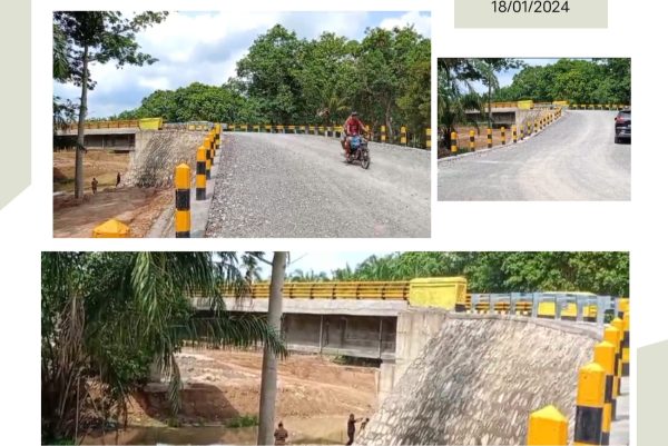 Kualitas Meragukan Jembatan Penghubung Candirejo-Muji Rahayu Rp10,3 Miliar Rawan Amblas