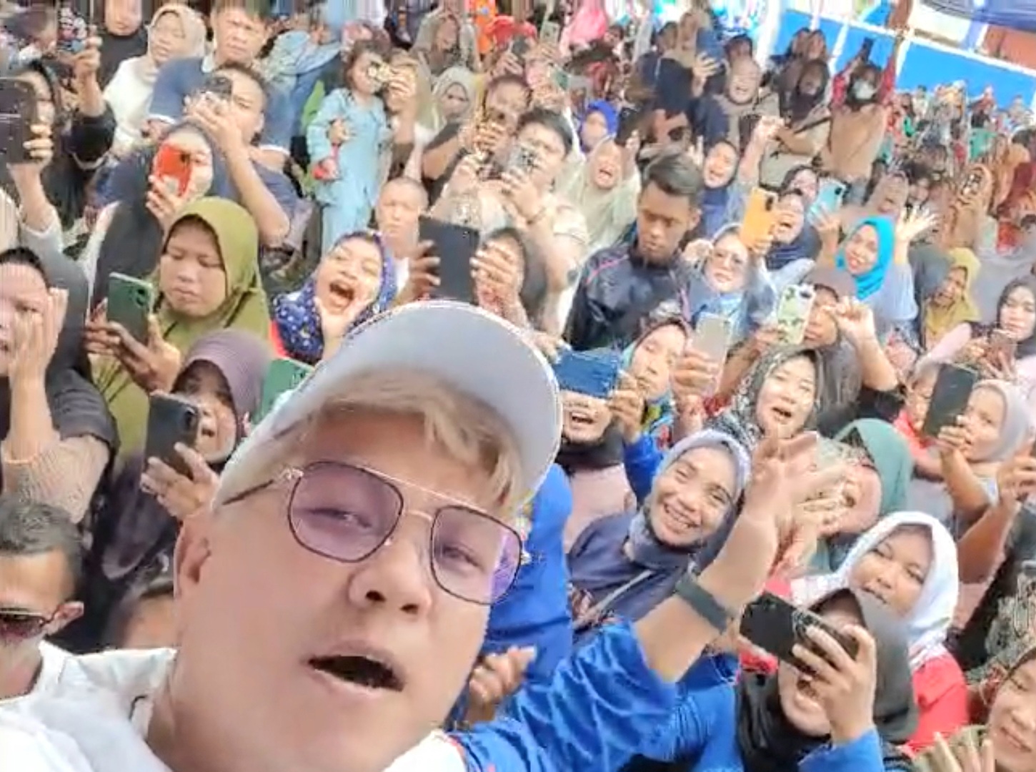 Heboh, Kampanye Demokrat Lamsel di Jati Agung Dimeriahkan Artis dan Tiktoker