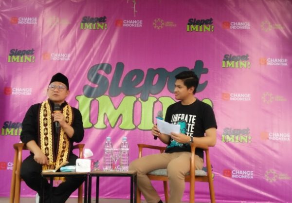 ‘Slepet Imin’ di Kota Metro, Cak Imin Bahas Begal Hingga Hutang Negara