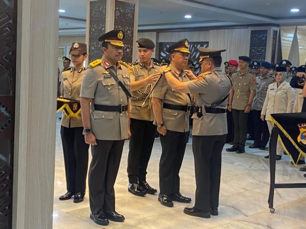 Kapolda Lantik Wakapolda Lampung Brigjen Pol Ahmad Ramadhan