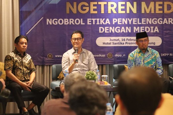 Ngetren DKPP di Lampung Tio Liansyah Dukung Langkah Menjaga Pemilu Berjalan Jurdil