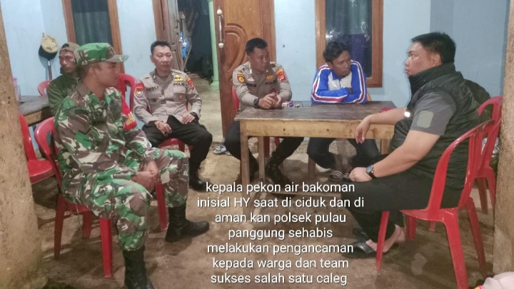 Arogansi Kepala Pekon Airbakoman Kembali Terjadi Kali ini Diduga Adanya Perbedaan Dukungan Caleg