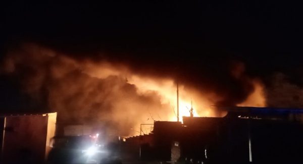 Gudang Tua di Campang Jaya Terbakar, Pekerja dan Penjaganya Menghilang