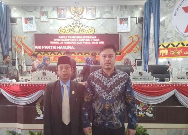 Ahmad Mujib Resmi Anggota DPRD Lampung Utara