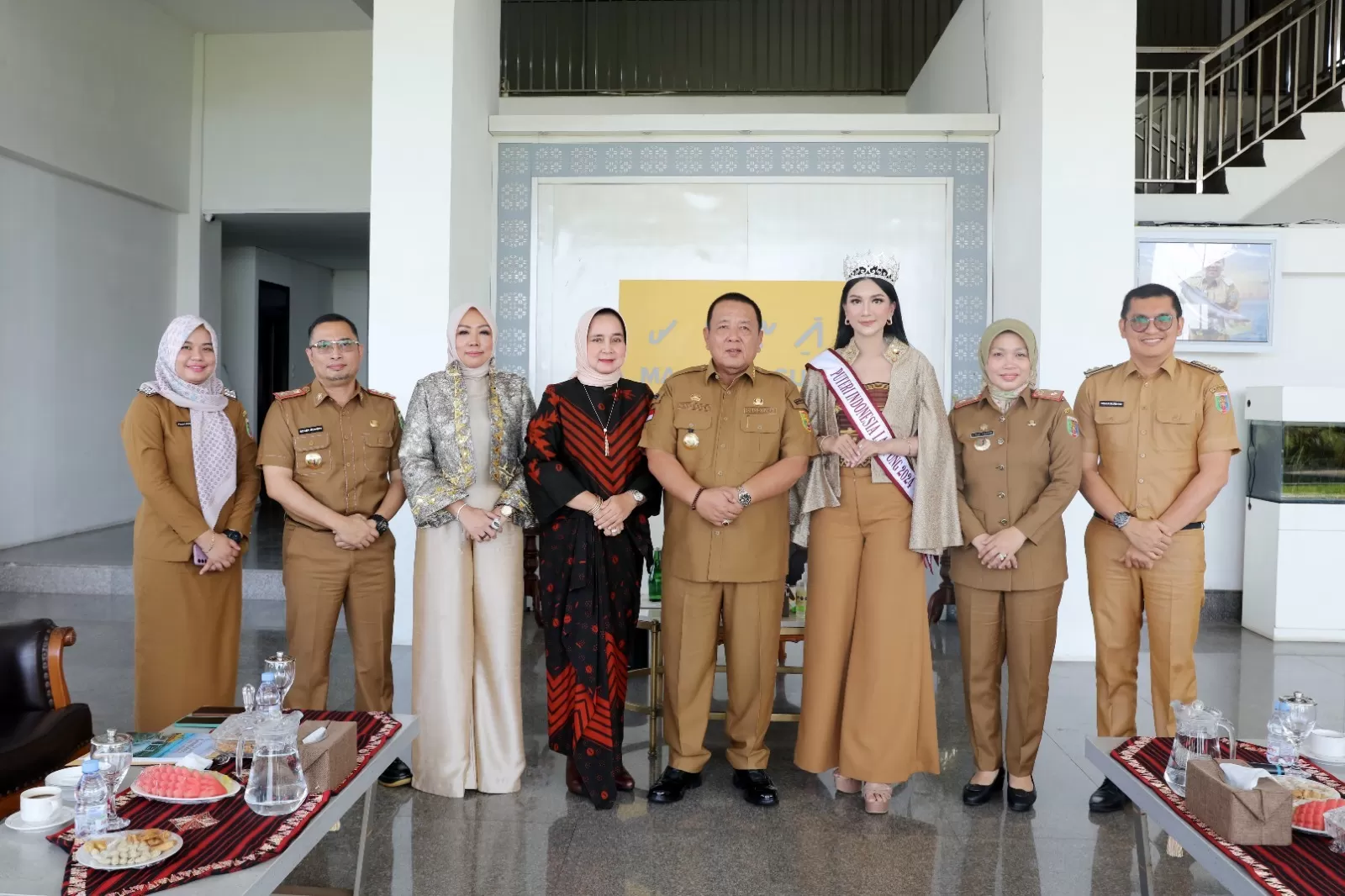 Gubernur Terima Audensi Nabilah Balqis Finalis Puteri Indonesia Tahun 2024 asal Lampung 