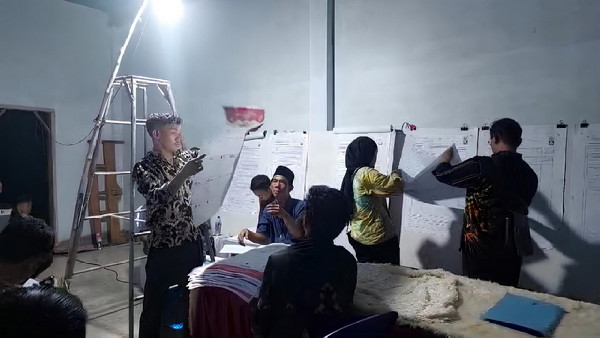 Coblos Ulang Kasus Sidik Effendi dan Nettylia Syukri di TPS 19 Way Kandis Cuma Dapat Empat Suara. Prabowo-Gibran Tetap Unggul